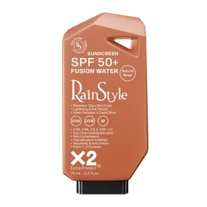 کرم ضد آفتاب فیوژن واتربژطبیعی رین استایل با SPF50 مناسب انواع پوست حجم 70 میلی لیتر