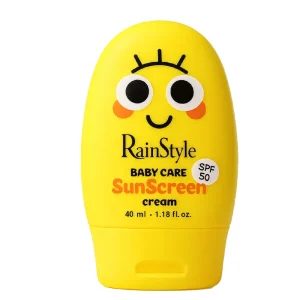 کرم ضد آفتاب بی رنگ کودکان رین استایل با SPF50 حجم 40 میلی لیتر