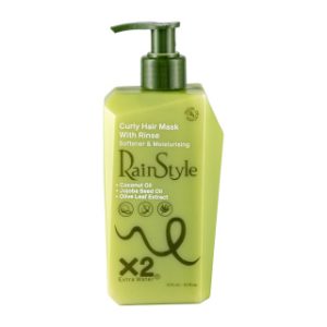 ماسک مو همراه با آبکشی رین استایل مناسب مو مجعد و وز حجم 300 میلی لیتر