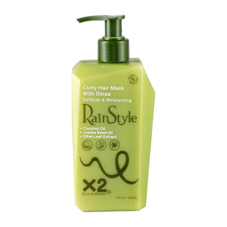 ماسک مو همراه با آبکشی رین استایل مناسب مو مجعد و وز حجم 300 میلی لیتر