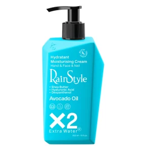 کرم آبرسان رین استایل حاوی روغن آووکادو مناسب پوست خشک و حساس حجم 300 میلی لیتر