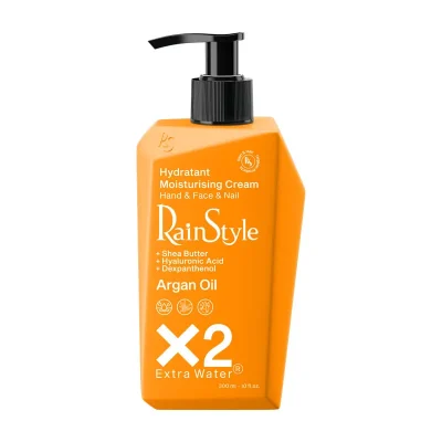 کرم آبرسان ومرطوب کننده صورت و بدن حاوی روغن آرگان300 میل